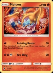 Moltres - 38/214 - Cracked Ice Holo Let's Play Eevee! Theme Deck Exclusive